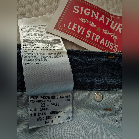 Signature by Levi Strauss Indigo High-Rise Skirt - Picture 7 of 8
